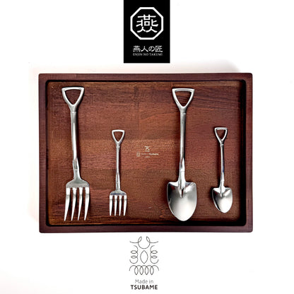 燕人之匠｜燕三條不鏽鋼餐具｜甜點匙｜咖哩勺｜水果叉｜義大利麵叉