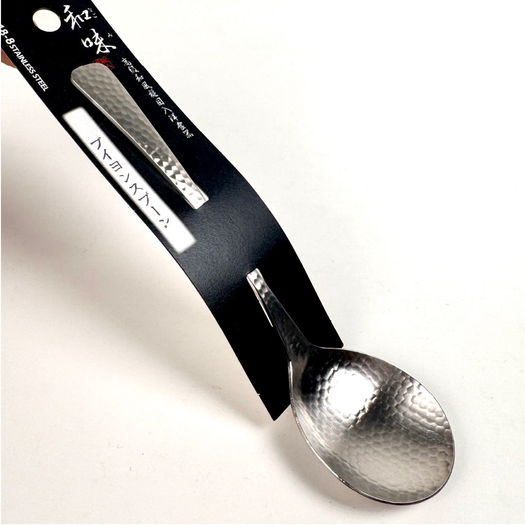 日本片力｜和味槌目｜艷消不鏽鋼餐具｜日本製｜日式湯勺｜SY-12