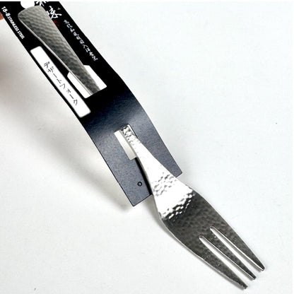 日本片力｜和味槌目｜艷消不鏽鋼餐具｜日本製｜日式甜點叉｜SY-3