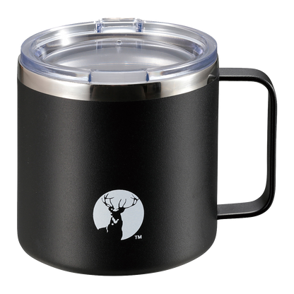 ⛺️LU CAPTAIN STAG｜450ml camping double-layered stainless steel mug with lid/vacuum thermos mug/outdoor camping picnic/camping cooker/camping/ready in stock/UE-3495