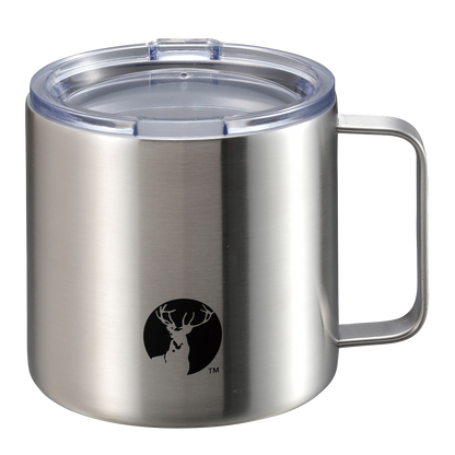 ⛺️LU CAPTAIN STAG｜450ml camping double-layered stainless steel mug with lid/vacuum thermos mug/outdoor camping picnic/camping cooker/camping/ready in stock/UE-3495