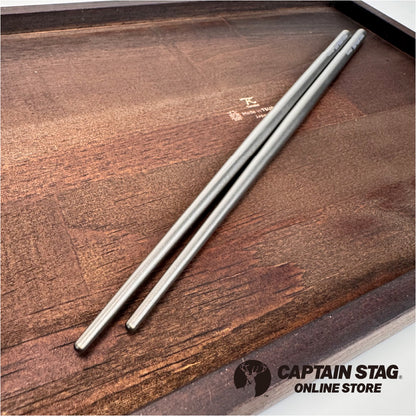 鹿牌 CAPTAIN STAG｜鈦製筷子附外出盒｜ UH-3004