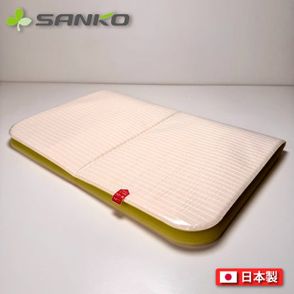 Sanko｜日本製 50x 70cm 吸水防滑浴室墊｜可褶浴室墊｜YO-28 ｜綠色