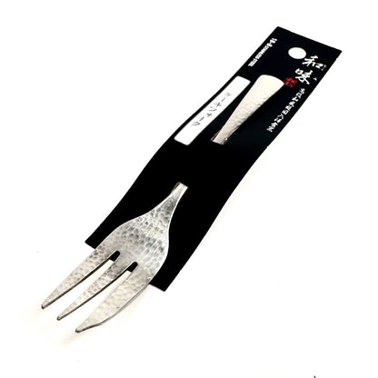 日本片力｜和味槌目｜艷消不鏽鋼餐具｜日本製｜日式蛋糕叉｜ SY-10