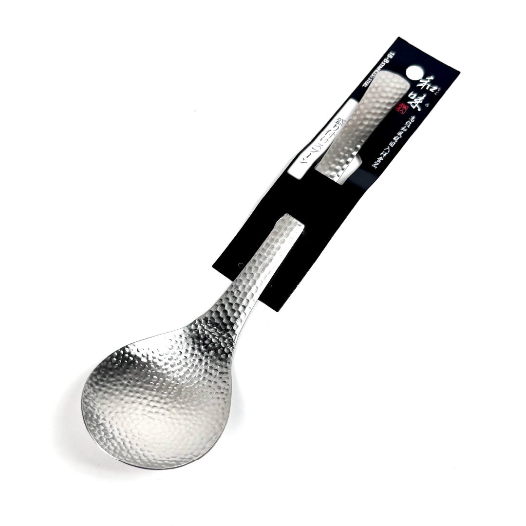 日本片力｜和味槌目｜艷消不鏽鋼餐具｜日本製｜日式餐勺｜ S-13
