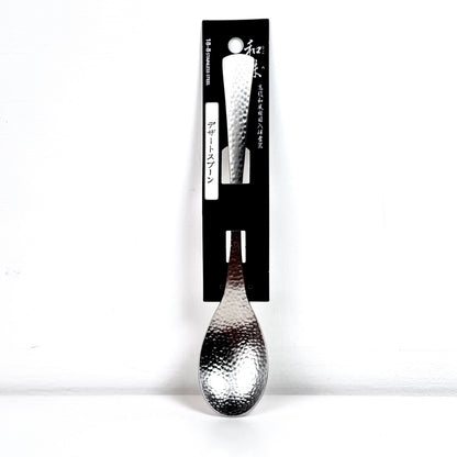 日本片力｜和味槌目｜艷消不鏽鋼餐具｜日本製｜日式甜點勺｜SY-2