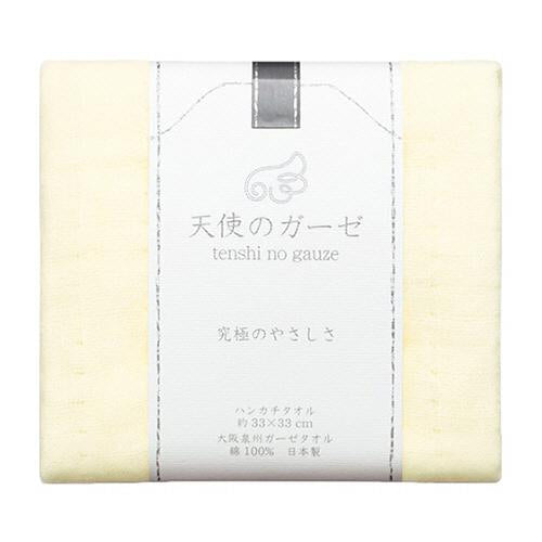 【日本製】天使之紗 4重雙面紗布鈕扣圖案方巾/手巾/天使紗/四重紗/紗布巾