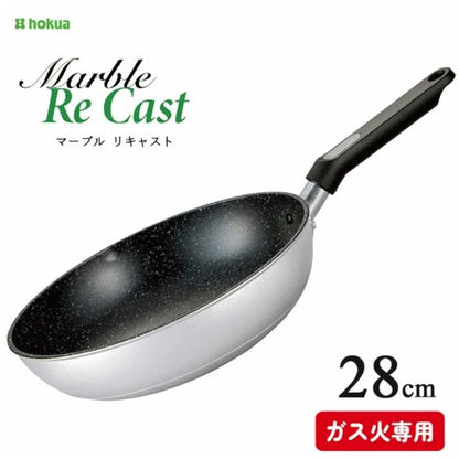 【日本製 北陸鍋】24 26 28 30cm 大理石紋不沾炒鍋/大金塗料/輕量不沾鍋/不沾鍋/北陸鍋/重力鑄造不沾鍋